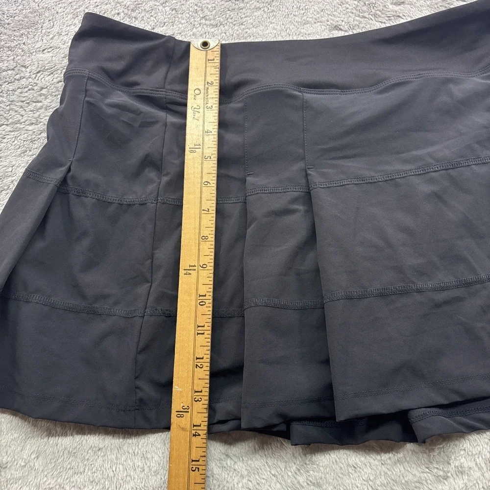 Fila Women's Essential Woven Pleated Skort, Black, XL Athletic‎ Stretch - Picture 5 of 7